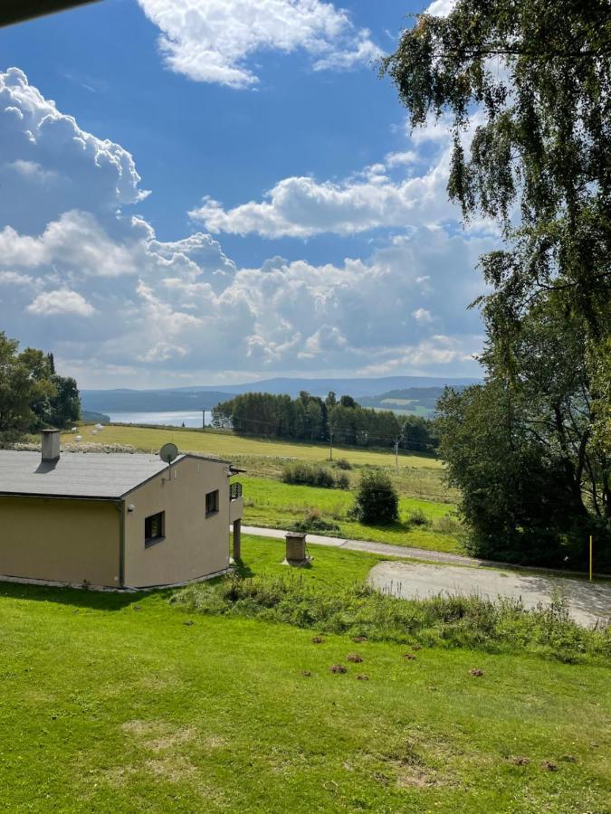 Chata Adam u Lipna Horní Planá Bagian luar foto