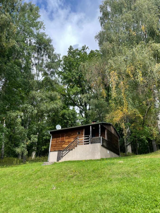 Chata Adam u Lipna Horní Planá Bagian luar foto