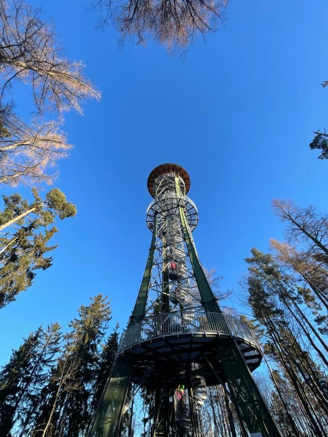 Chata Adam u Lipna Horní Planá Bagian luar foto